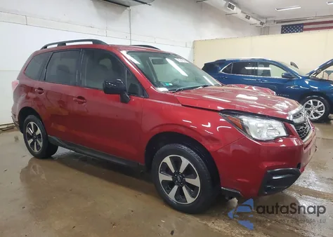 2017 Subaru Forester 2.5I z USA, uszkodzony, nr VIN JF2SJABC5HH406244